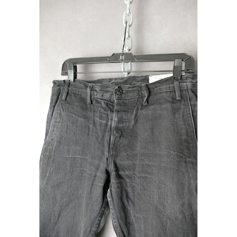 RGT Rgt The Original Trouser Mens‎ 33x30 Slim Taper Chinos Black - Picture 5 of 11